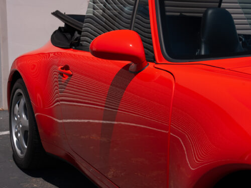 1996 Porsche 911 Carrera 4 Cabriolet in Guards Red — Strada Nera San Diego