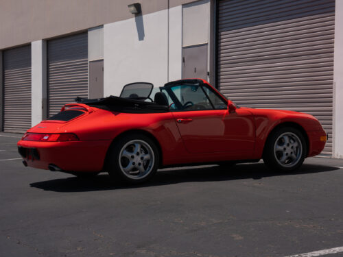 1996 Porsche 911 Carrera 4 Cabriolet in Guards Red — Strada Nera San Diego