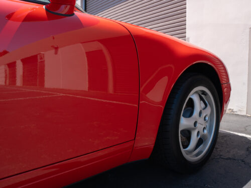 1996 Porsche 911 Carrera 4 Cabriolet in Guards Red — Strada Nera San Diego