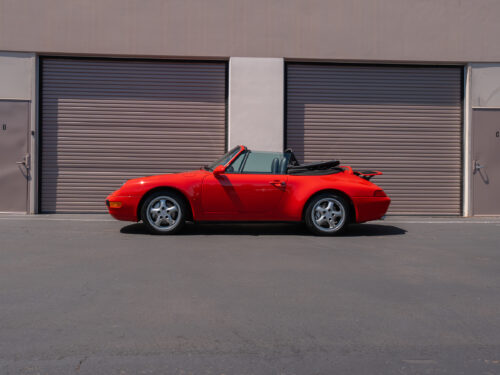 1996 Porsche 911 Carrera 4 Cabriolet in Guards Red — Strada Nera San Diego