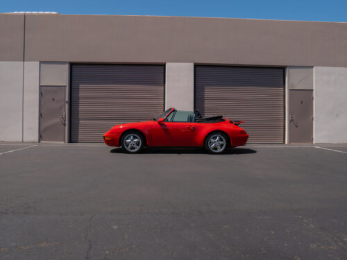 1996 Porsche 911 Carrera 4 Cabriolet in Guards Red — Strada Nera San Diego