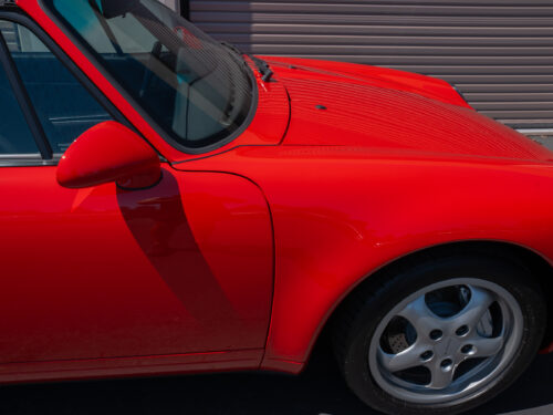 1996 Porsche 911 Carrera 4 Cabriolet in Guards Red — Strada Nera San Diego