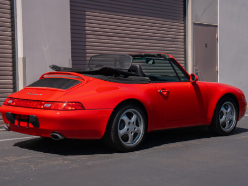 1996 Porsche 911 Carrera 4 Cabriolet in Guards Red — Strada Nera San Diego