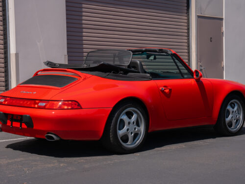 1996 Porsche 911 Carrera 4 Cabriolet in Guards Red — Strada Nera San Diego