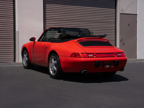 1996 Porsche 911 Carrera 4 Cabriolet in Guards Red — Strada Nera San Diego