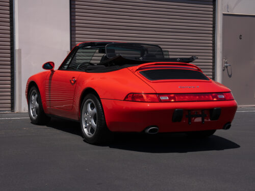 1996 Porsche 911 Carrera 4 Cabriolet in Guards Red — Strada Nera San Diego