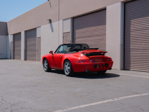 1996 Porsche 911 Carrera 4 Cabriolet in Guards Red — Strada Nera San Diego