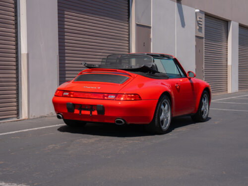 1996 Porsche 911 Carrera 4 Cabriolet in Guards Red — Strada Nera San Diego