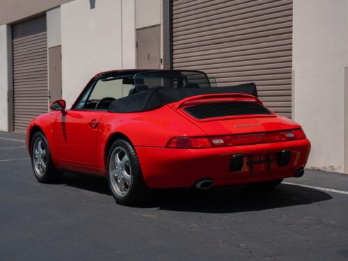 1996 Porsche 911 Carrera 4 Cabriolet in Guards Red — Strada Nera San Diego