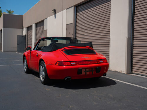 1996 Porsche 911 Carrera 4 Cabriolet in Guards Red — Strada Nera San Diego