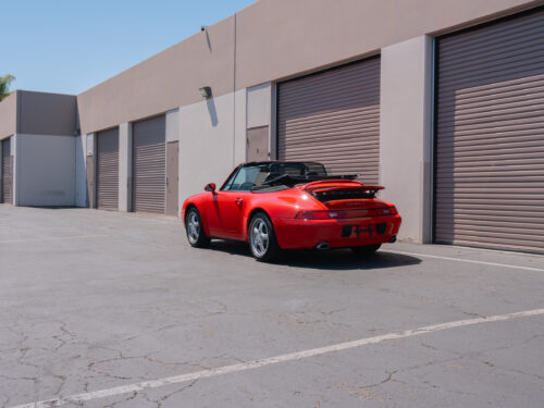 1996 Porsche 911 Carrera 4 Cabriolet in Guards Red — Strada Nera San Diego