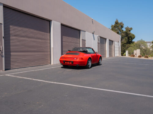 1996 Porsche 911 Carrera 4 Cabriolet in Guards Red — Strada Nera San Diego