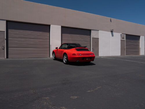 1996 Porsche 911 Carrera 4 Cabriolet in Guards Red — Strada Nera San Diego