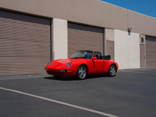 1996 Porsche 911 Carrera 4 Cabriolet in Guards Red — Strada Nera San Diego