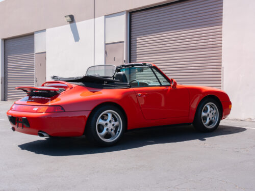 1996 Porsche 911 Carrera 4 Cabriolet in Guards Red — Strada Nera San Diego