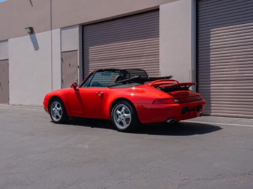 1996 Porsche 911 Carrera 4 Cabriolet in Guards Red — Strada Nera San Diego