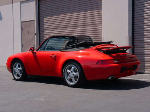 1996 Porsche 911 Carrera 4 Cabriolet in Guards Red — Strada Nera San Diego