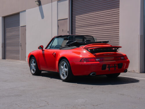 1996 Porsche 911 Carrera 4 Cabriolet in Guards Red — Strada Nera San Diego
