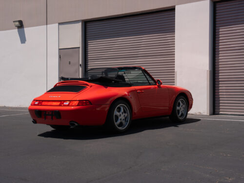 1996 Porsche 911 Carrera 4 Cabriolet in Guards Red — Strada Nera San Diego