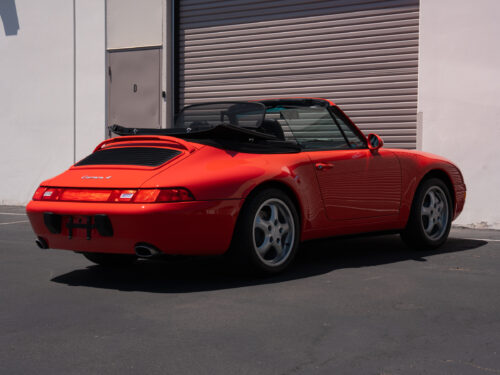 1996 Porsche 911 Carrera 4 Cabriolet in Guards Red — Strada Nera San Diego
