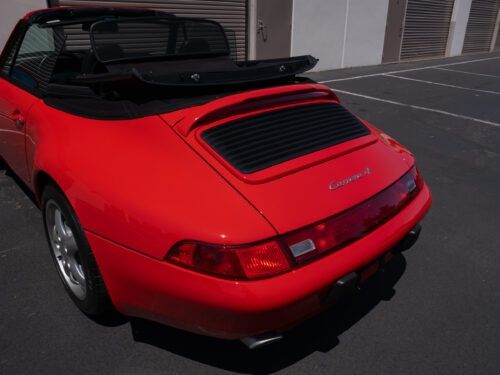 1996 Porsche 911 Carrera 4 Cabriolet in Guards Red — Strada Nera San Diego