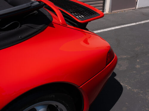 1996 Porsche 911 Carrera 4 Cabriolet in Guards Red — Strada Nera San Diego