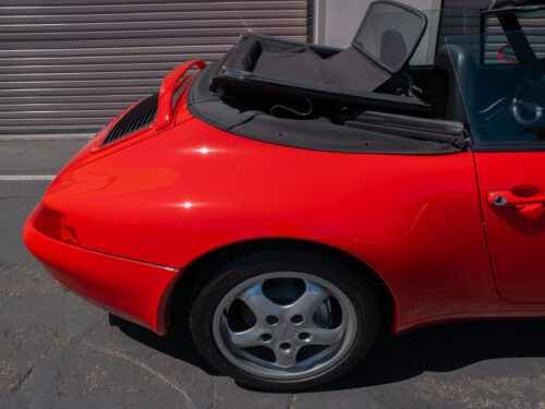 1996 Porsche 911 Carrera 4 Cabriolet in Guards Red — Strada Nera San Diego