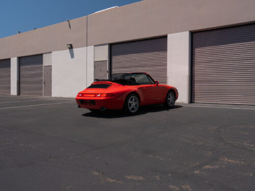 1996 Porsche 911 Carrera 4 Cabriolet in Guards Red — Strada Nera San Diego
