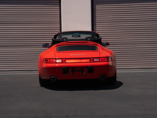 1996 Porsche 911 Carrera 4 Cabriolet in Guards Red — Strada Nera San Diego