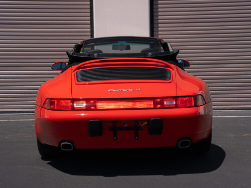1996 Porsche 911 Carrera 4 Cabriolet in Guards Red — Strada Nera San Diego