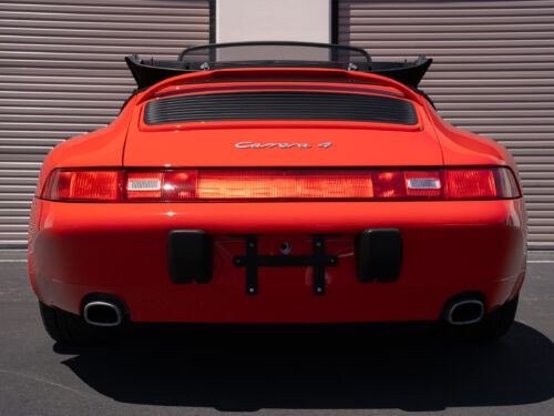1996 Porsche 911 Carrera 4 Cabriolet in Guards Red — Strada Nera San Diego