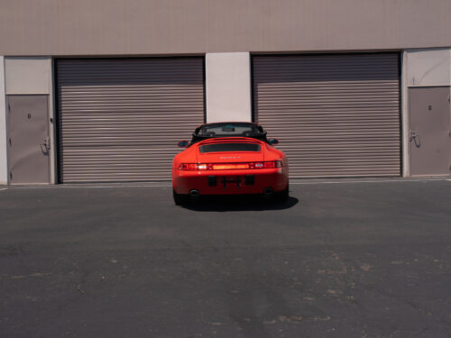 1996 Porsche 911 Carrera 4 Cabriolet in Guards Red — Strada Nera San Diego