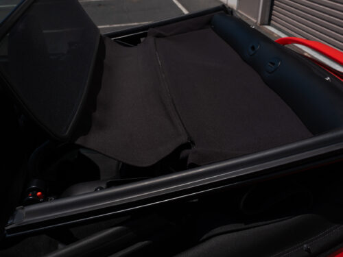 1996 Porsche 911 Carrera 4 Cabriolet in Guards Red — Strada Nera San Diego