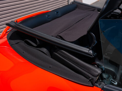 1996 Porsche 911 Carrera 4 Cabriolet in Guards Red — Strada Nera San Diego