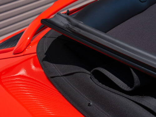 1996 Porsche 911 Carrera 4 Cabriolet in Guards Red — Strada Nera San Diego