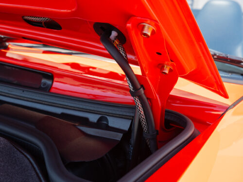 1996 Porsche 911 Carrera 4 Cabriolet in Guards Red — Strada Nera San Diego