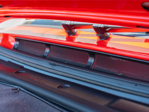 1996 Porsche 911 Carrera 4 Cabriolet in Guards Red — Strada Nera San Diego
