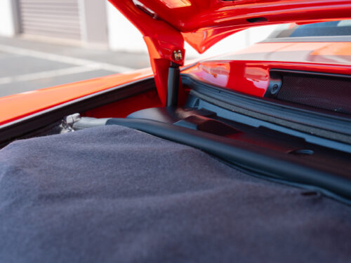 1996 Porsche 911 Carrera 4 Cabriolet in Guards Red — Strada Nera San Diego