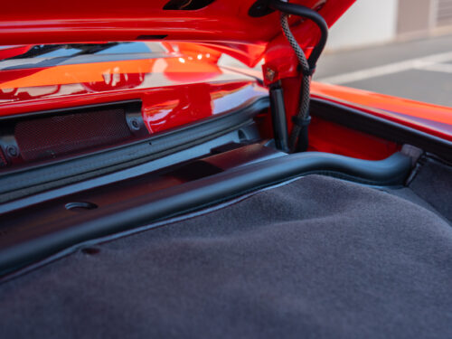 1996 Porsche 911 Carrera 4 Cabriolet in Guards Red — Strada Nera San Diego