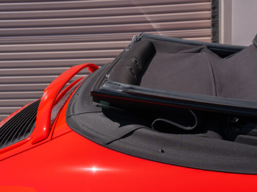 1996 Porsche 911 Carrera 4 Cabriolet in Guards Red — Strada Nera San Diego