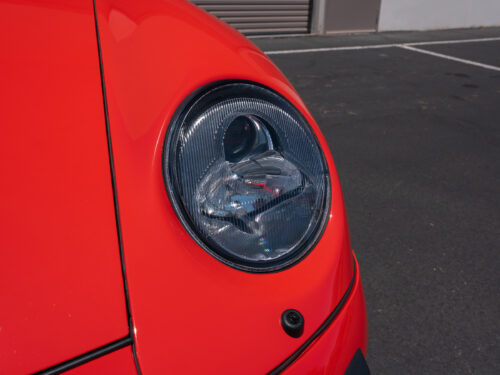 1996 Porsche 911 Carrera 4 Cabriolet in Guards Red — Strada Nera San Diego