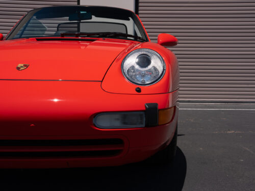 1996 Porsche 911 Carrera 4 Cabriolet in Guards Red — Strada Nera San Diego