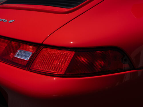 1996 Porsche 911 Carrera 4 Cabriolet in Guards Red — Strada Nera San Diego