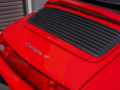 1996 Porsche 911 Carrera 4 Cabriolet in Guards Red — Strada Nera San Diego