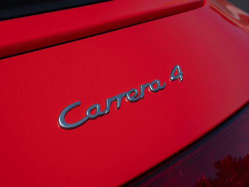 1996 Porsche 911 Carrera 4 Cabriolet in Guards Red — Strada Nera San Diego