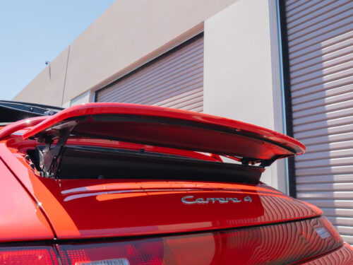 1996 Porsche 911 Carrera 4 Cabriolet in Guards Red — Strada Nera San Diego