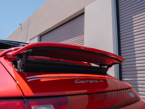 1996 Porsche 911 Carrera 4 Cabriolet in Guards Red — Strada Nera San Diego