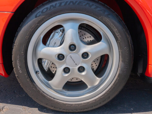 1996 Porsche 911 Carrera 4 Cabriolet in Guards Red — Strada Nera San Diego