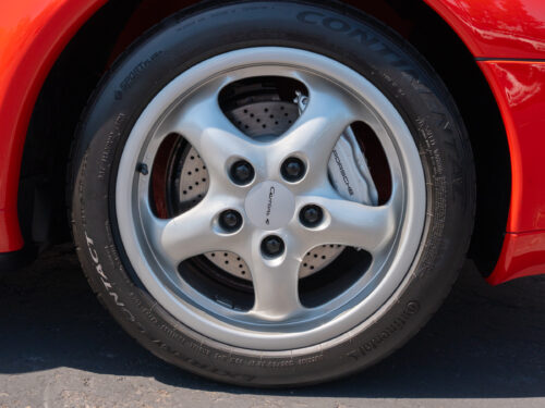 1996 Porsche 911 Carrera 4 Cabriolet in Guards Red — Strada Nera San Diego