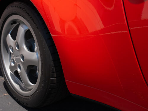 1996 Porsche 911 Carrera 4 Cabriolet in Guards Red — Strada Nera San Diego